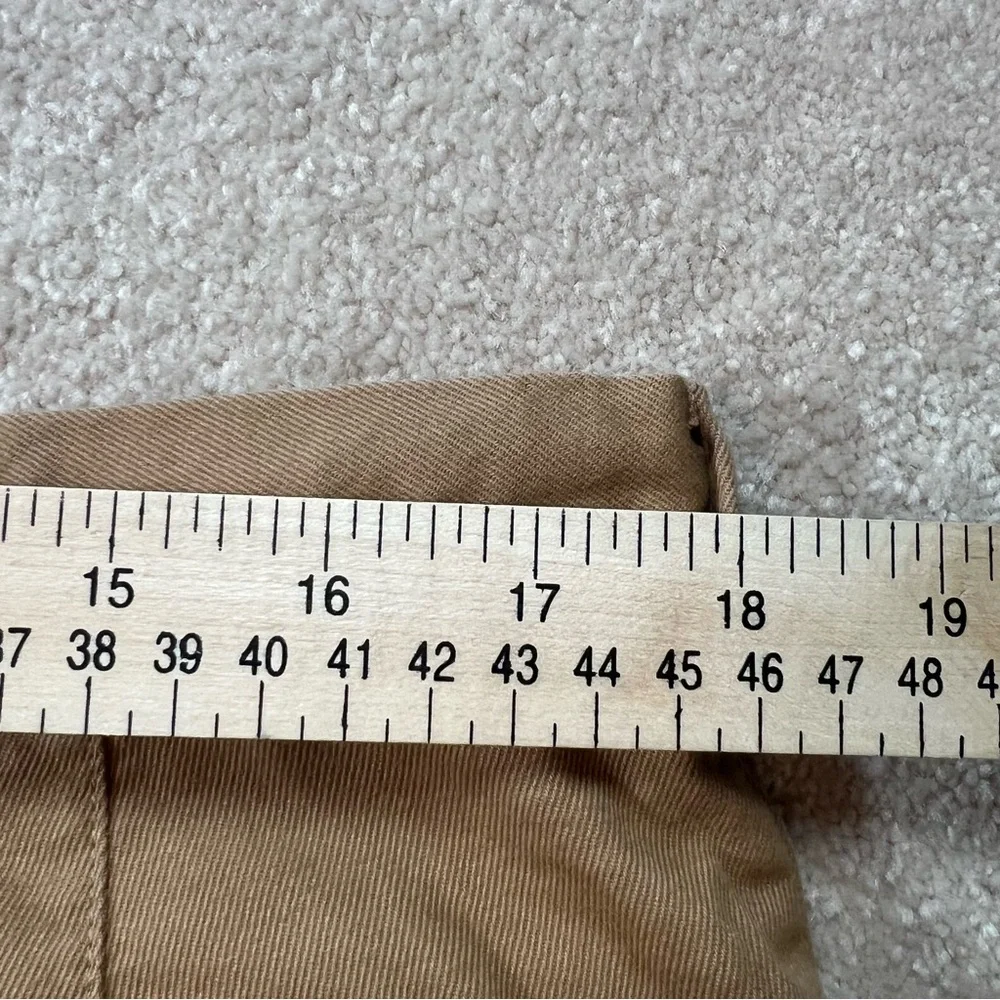 Peter Millar Mens Shorts Casual Chino Khaki Flat Front Size 36 - Picture 7 of 7